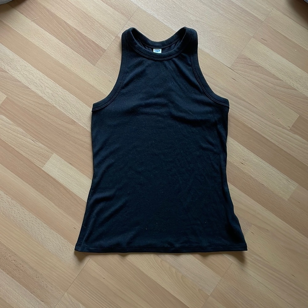 Old Navy black racer back tank